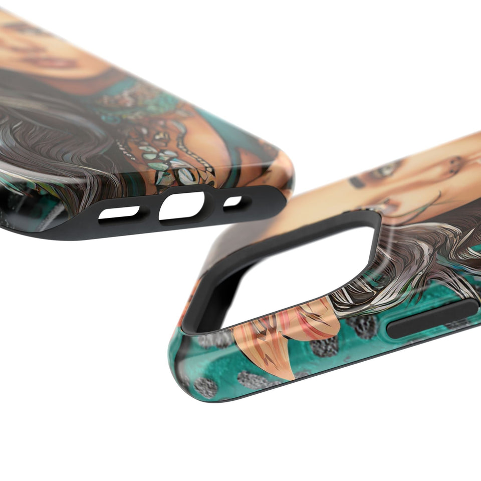 Vibrant Beauty Magnetic Tough Phone Case