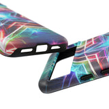 Neon Light Stars Tough Phone Case