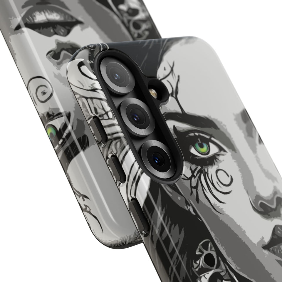Green Eyed Devilish Beauty Tough Phone Case