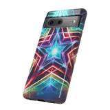 Neon Light Stars Tough Phone Case