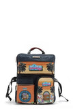 Nicole Lee USA Multi Pocket Travel Backpack Vintage Style