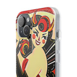 Red & Black Female Devil Flexi Phone Case