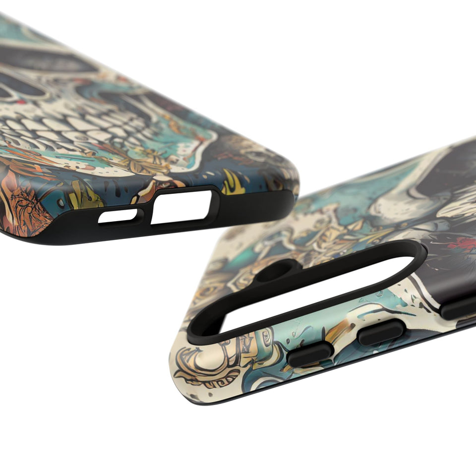 Abstract Skull Tough Phone Case
