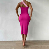 European Hollow-Out : Hip Hugging Skirt Dress