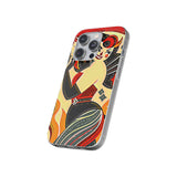 Red & Black Female Devil Flexi Phone Case
