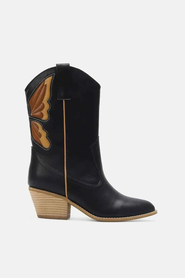 Beast Fashion Butterfly Cut : Detail Point Toe Boots