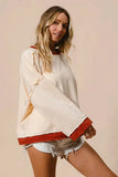 BiBi French Terry Patch Detail Sweatshirt With Red Stars