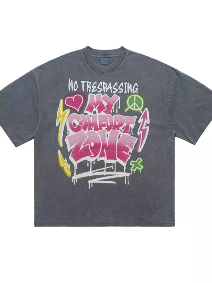 Stylish Men's Graphic Tee, Comfortable Half Sleeve T-Shirt for Men