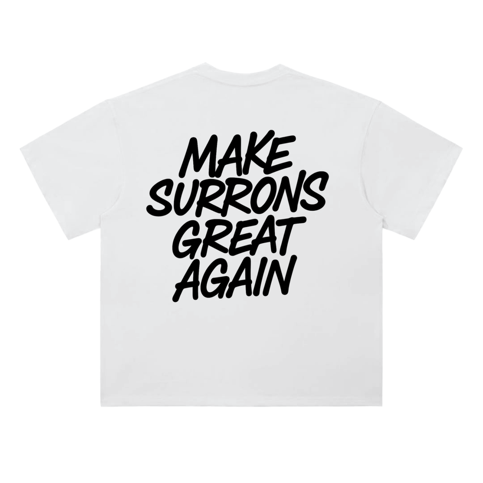 White MSGA Tee