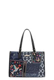 Nicole Lee USA Bosque De Amor Denim Tote Bag Carryall