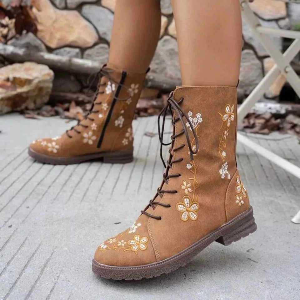 Flare Formal Dress Boots - Chic & Stylish