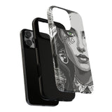 Green Eyed Devilish Beauty Tough Phone Case
