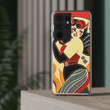 Red & Black Female Devil Flexi Phone Case