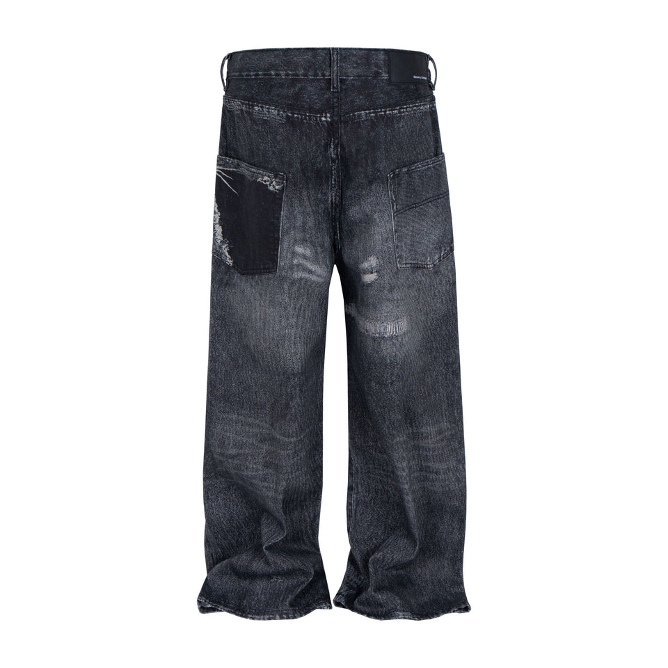 WIDEBOY SUTURE DENIM