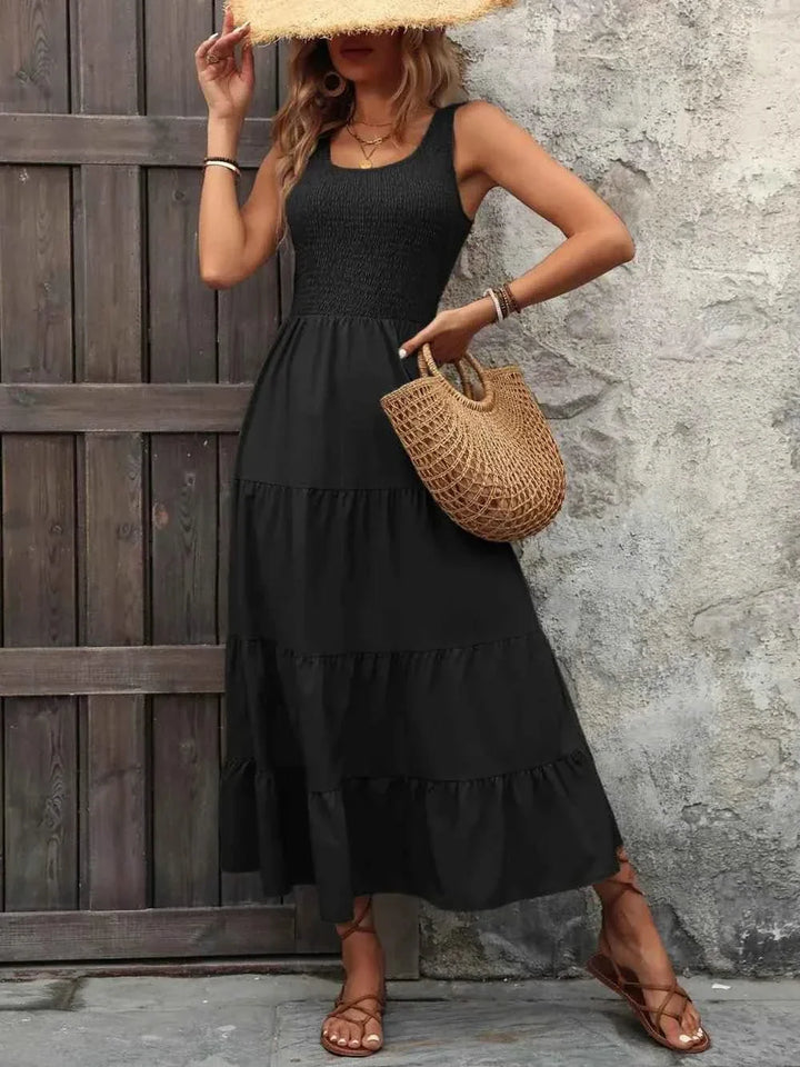 Ivy Lane Smocked Tank Dress - Sleeveless Charm