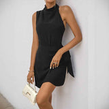 European & Egyptian Casual Sleeveless Dress