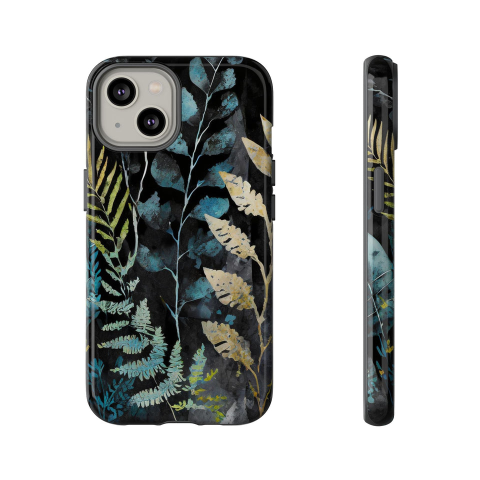 Dark Floral Tough Phone Case