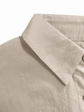 Oversized Button Up Long Sleeve Shirt For Casual Wear
