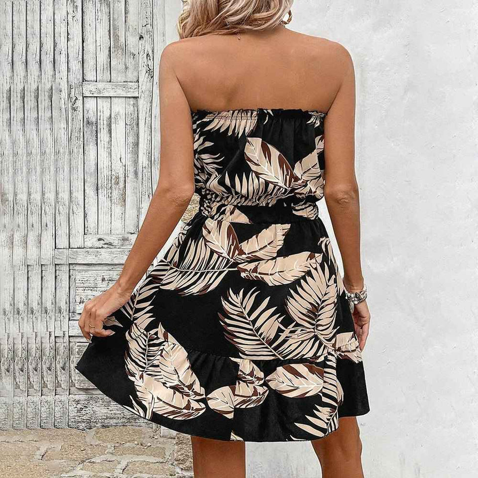 Off-Shoulder Bandeau Dress - Euro Chic and Sexy