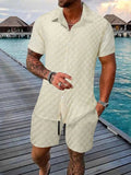 Comfortable Men's Graphic T-Shirt Set with Half Sleeve Tee for Men