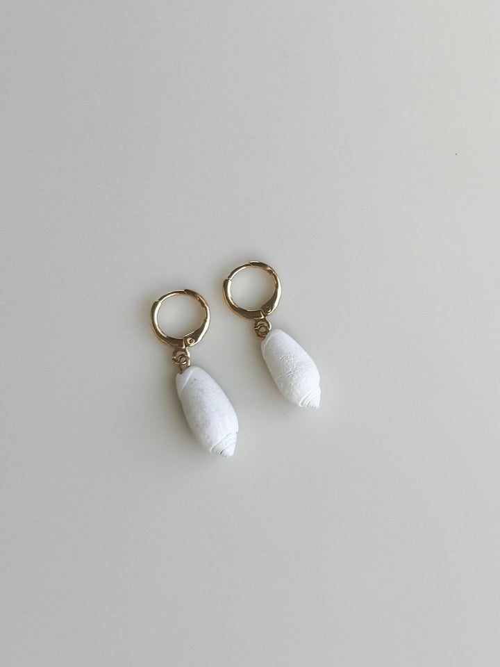 Olive Hoop Earrings