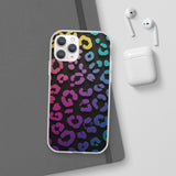 Vibrant Leopard Print Flexi Phone Case