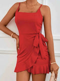 Tie Detail Wrap : Cami Mini Dress