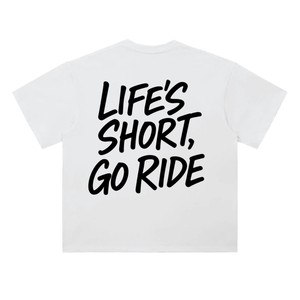 White Go Ride Tee