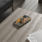 Edgy Einstein Clear Phone Cases