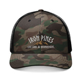 Be Inconvenient Camo Trucker Hat | Rebel Outdoors Snapback by Iron Pines