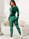 Scoop Neck Long Sleeve : Active Jumpsuit