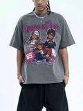 Cool Men's Graphic Tee, Comfy Half Sleeve Shirt for Men