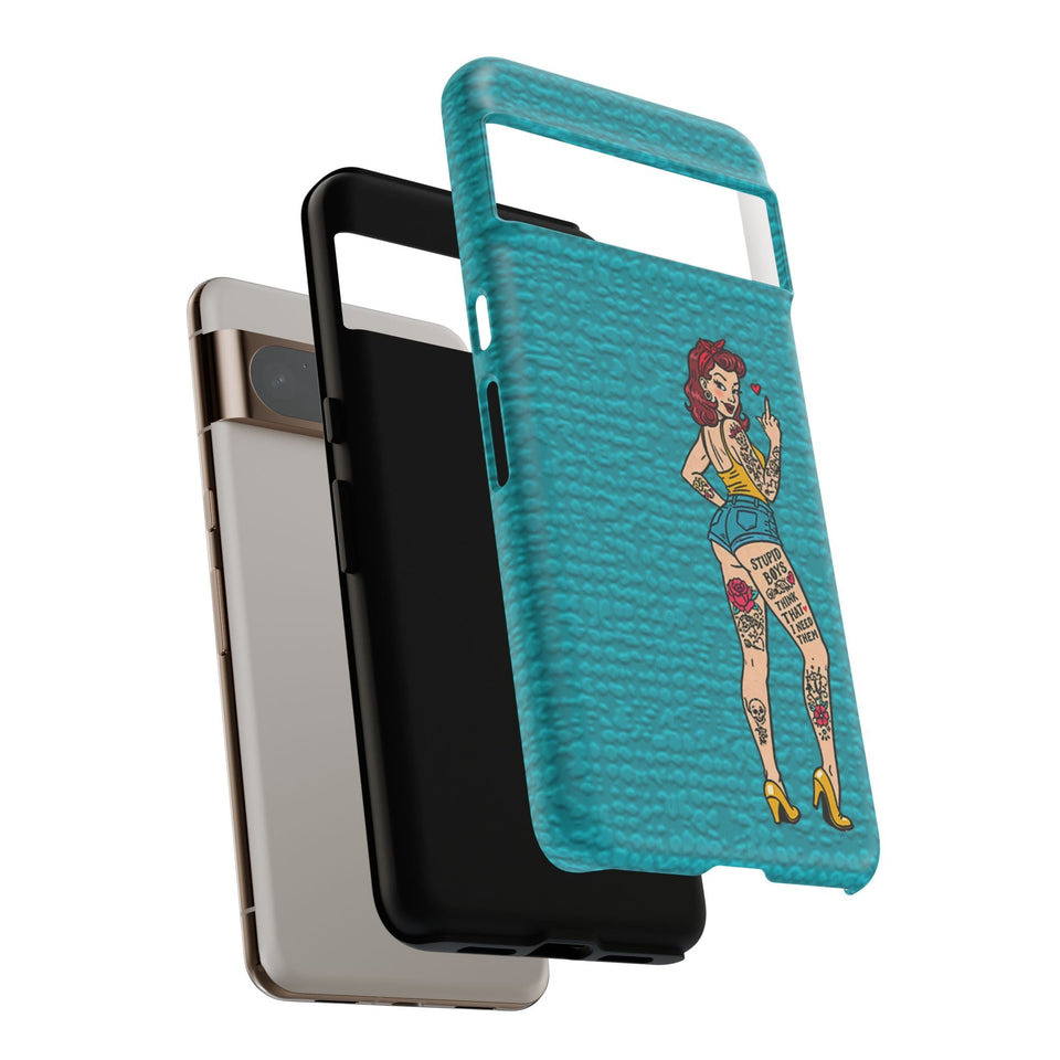 Stupid Boys Tough Phone Case