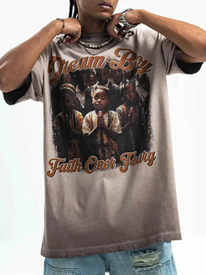 Stylish Men's Half Sleeve Graphic Tee