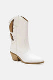 Butterfly Detail Point Toe Boots : Beast Fashion