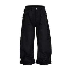 WIDEBOY WAXED FRAY DENIM