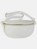 Medium PU Leather Crossbody Bag with Adjustable Strap