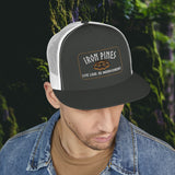 Iron Pines Trucker Hat – “Live Loud. Be Inconvenient.” Brass Knuckle Edition