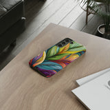 Vibrant Tropical Leaf Tough Phone Case