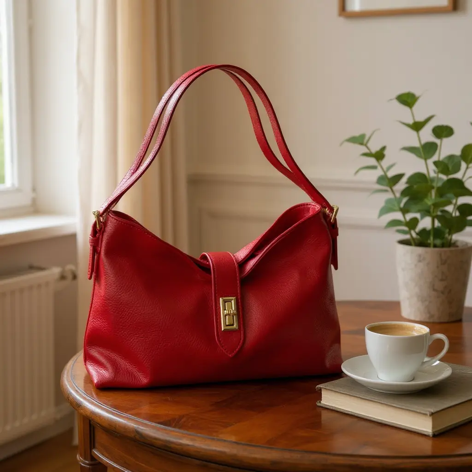 THE CLARA LEATHER SLOUCH BAG (FINAL SALE)
