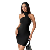 Egyptian & European : Semi-High  Neck Dress