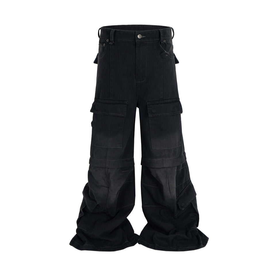 NOIR CONVERT CARGO DENIM