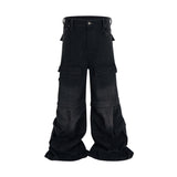 NOIR CONVERT CARGO DENIM