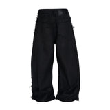WIDEBOY WAXED FRAY DENIM