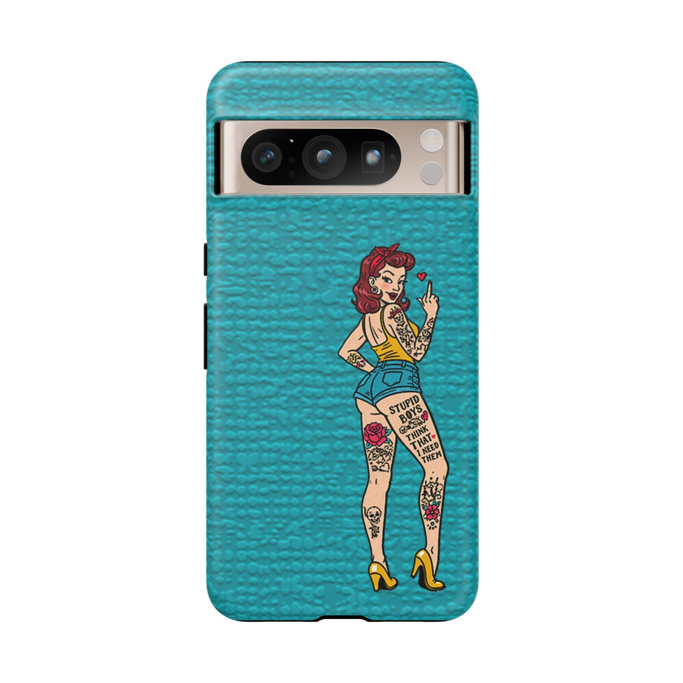 Stupid Boys Tough Phone Case