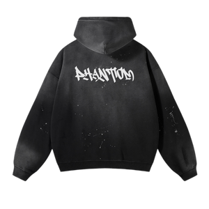 Phantom rides paint splatter hoodie
