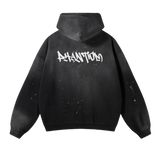Phantom rides paint splatter hoodie