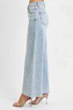 Risen High Rise Ankle Wide Palazzo Jeans Women