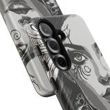 Green Eyed Devilish Beauty Tough Phone Case
