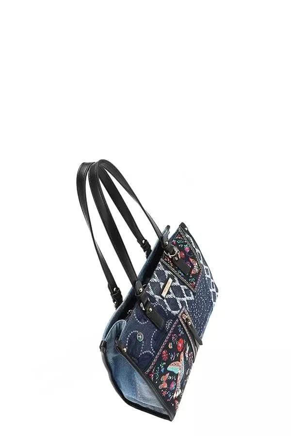 Nicole Lee USA Bosque De Amor Denim Tote Bag Carryall